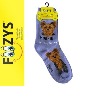 Unisex Yorkie Dog Socks Foozys